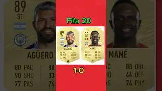 Aguero VS Mane FIFA COMPARISON [20-22] #ag&uuml;ero #sadioman&eacute; #fypシ゚viral #fifaevolution #fifa22 #fc