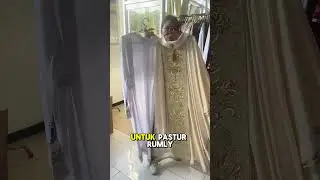Beautiful Priest Robe and cream Chasuble by Chasuble Bali