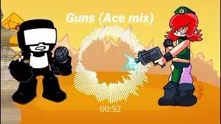 Friday Night Funkin' Vs Third Eye Club V1- Guns (Ace Mix) (Official Ost) (Teaser)