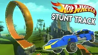 ULTIMATE HOT WHEELS STUNT TRACK! - Scrap Mechanic Creations Gameplay - Hot Wheels Toys