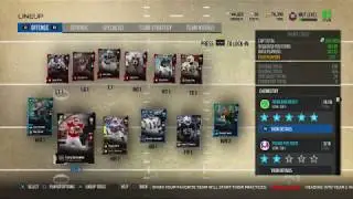 Madden 18  SALARY CAP ROSTER FOR ALTERNATIVE PB -