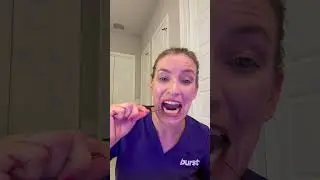 Help!  I got floss stuck in between my teeth 🚨