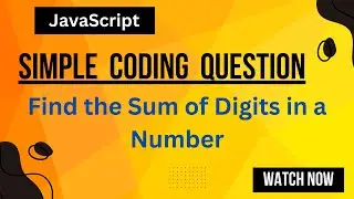 Find the Sum of Digits in a Number
