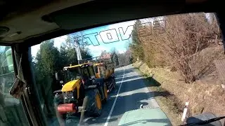 FENDT 818 VARIO v&yacute;voz hnoje. (POV DRIVE)