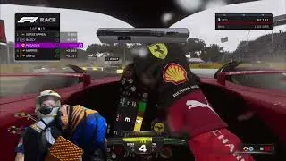 F123 immersive cockpit/ helmet gameplay. #f123 #maxverstappen #landonorris #pierregasly