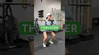 Thruster technique! #workouttutorial #crossfit #thruster