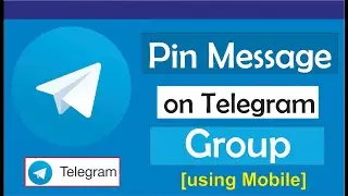 how to pin message in telegram group