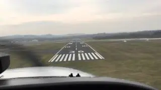 Cessna 172 Landing Runway 36 at KRDG - 12/11/2015
