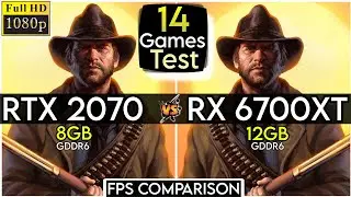 RTX 2070 vs RX 6700 XT &ndash; FPS Comparison in 14 Games
