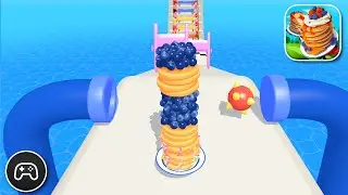 Pancake Run - Gameplay Walkthrough Part 43 - Survival Game Levels 312-315 (iOS, Android)