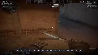 CS2 warming up