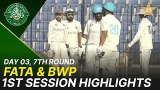 1st Session Highlights | FATA vs Bahawalpur | Day 3 | Quaid-e-Azam Trophy 2025-26 | PCB | M2P1K
