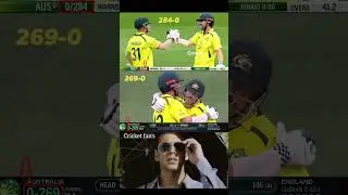 Australia ki Sabse Badi Opening Partnership 💥 Warner & Head ka Record Tod Performance | 284 Runs
