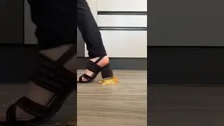 Experiment High Heels vs food | Crushing Crunch & Soft Things