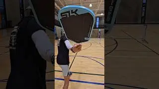 How HARD does the new SLK Era Power hit? 👀 #Selkirk #pickleball #pickleballserve #fyp #sports