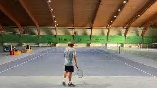 Tennis training with coach Aleš Šporn, 20.9.2023