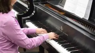 Used Steinway Model L Ebony Satin Grand Piano at Schmitt Music Denver