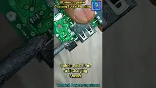 How To Repair Charging Port Of Bluetooth Speaker | TG113 | Full video in description