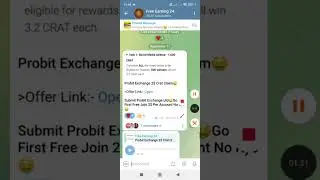Probit Exchange Per Account 5$ Claim & Free Per Exchange 5$ Kore paben Sobay Join Koren