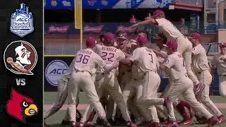 Florida State vs. Louisville ACC Baseball Championship Highlights (2018)
