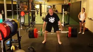 630lb Trap Bar Deadlift x 3 reps: Matt Bryers Strongman Training - Jiu-Jitsu and Strength Academy
