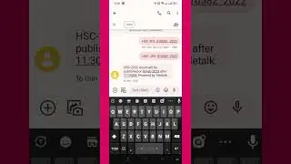 Rules for checking SSC/HSC results through SMS #result #2022