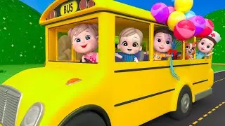 Wheels on the Bus | NoaCoco Nursery Rhymes & Kids Songs