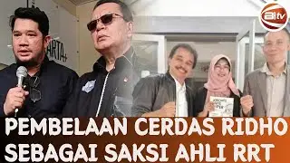 Doktor Ridho Rahmadi Beri Pembelaan Cerdas sebagai Saksi Ahli RRT