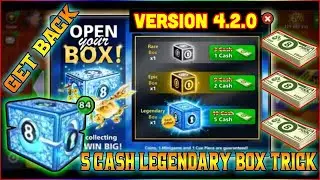 Legendary Box in only 5 Cash Trick ll New Updates 4.2.0 ll Cash Trick ll 8 ball pool 🎱 ll Try it 🎱