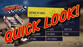 TONY STEWART'S SPRINT CAR RACING QUICK LOOK!