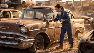 Full ASMR Car Restoration &ndash; 1957 Chevy Bel Air From Rust to Showroom