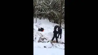 Sledding Fail Compilation
