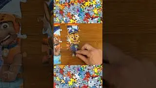 Paw Patrol Puzzle from the first up to the last piece of the puzzle #shorts #pawpatrol #puzzle