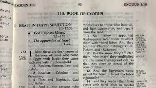 Exodus 01 &bull; The New American Standard Bible 1977 read aloud by Dan Wright of Muncie, IN