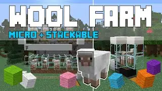 Wool Farm Minecraft | Automatic Sheep Farm | Easy Infinite Wool