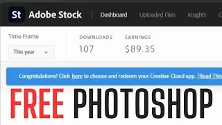 Free Photoshop and lightroom Congratulations! Click here to choose and redeem your Creative Cloud
