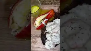 Surf N Turf 🥩🦞#surfnturf #steakandlobster #ribeye #explorefood
