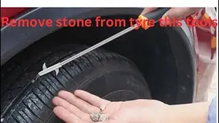 Tyre Stone Remover Tool, Fapiwen Multipurpose Car Tire Stone Remover Hook, Tire Cleaning Hook,