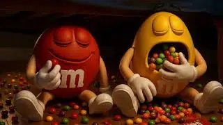 Тайное ограбление Skittles | Забавная пародия на мультфильм про M&M's (30-секундный ролик)