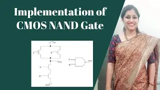 Design of CMOS NAND gate