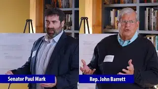 Sen Mark and Rep Barrett speak at Red Shirt Farm groundbreaking event