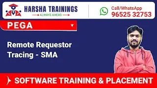 #Pega Training | [Remote Requestor Tracing - SMA ]  For Training Call/Whatsapp +91-9652532753
