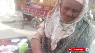 70 80 sal ki buzurg khatoon thele per kamate hue #shorts #humsubmusafir 