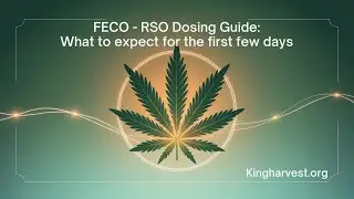 FECO - RSO Dosing Guide: What to expect for the first few days