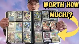 Building My First Pokemon Binder! How Much Is It Worth?