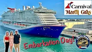 Carnival Mardi Gras Embarkation Day (August 30, 2025) Port Canaveral, FL #carnival #cruise 