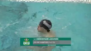 2021 CAA Men's Swimming Championship | Day 1