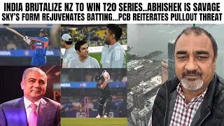 INDIA BRUTALIZE NZ TO CLINCH T20 SERIES..ABHISHEK, SKY DESTROY BOWLERS...PCB REITERATES WC THREAT