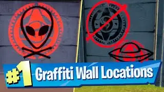 Search for a Graffiti-covered wall at Hydro 16 or near Catty Corner Location - Fortnite