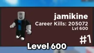 Hitting Level 600 in Roblox Arsenal